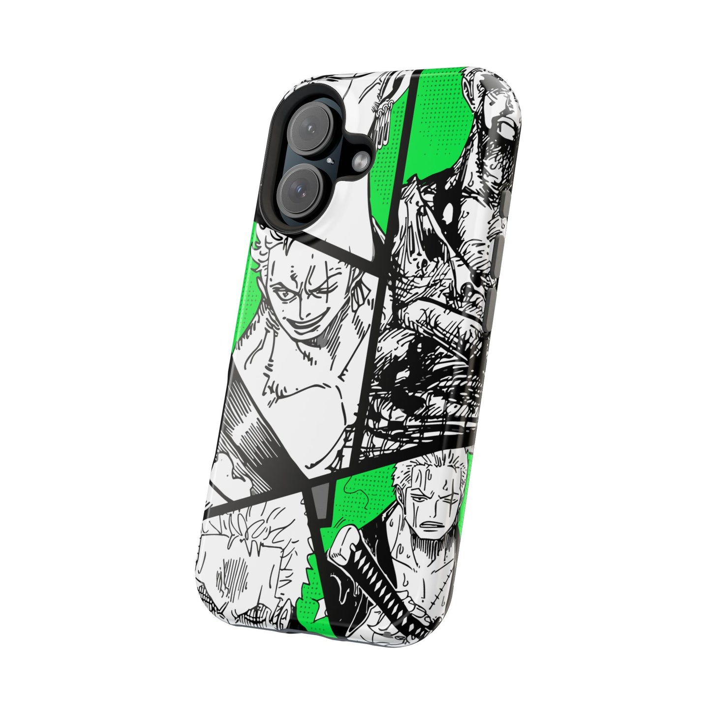 Zoro Magnetic Tough iPhone Case – Embrace the Spirit of the Swordsman