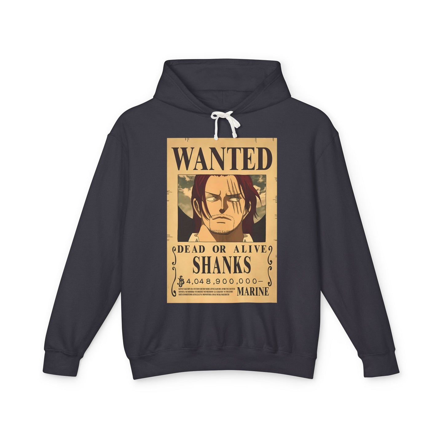 Red-Haired Shanks Wanted Poster Hoodie – The Legendary Yonko