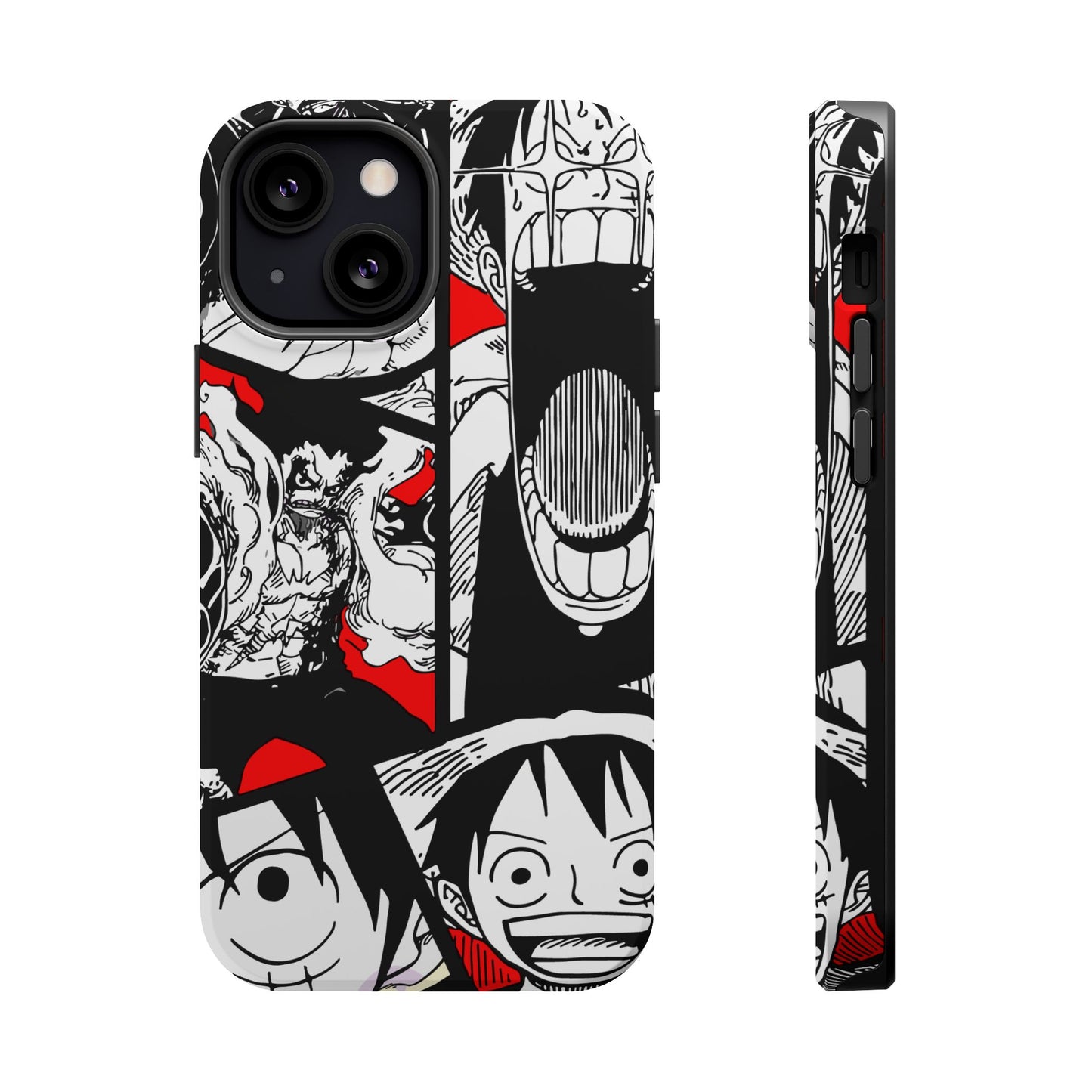 Luffy & Gear 5 Manga Tough Magnetic iPhone Case – Bold Adventure Design