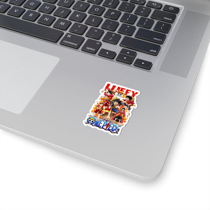 Monkey D. Luffy Evolution Kiss-Cut Sticker – One Piece Collection