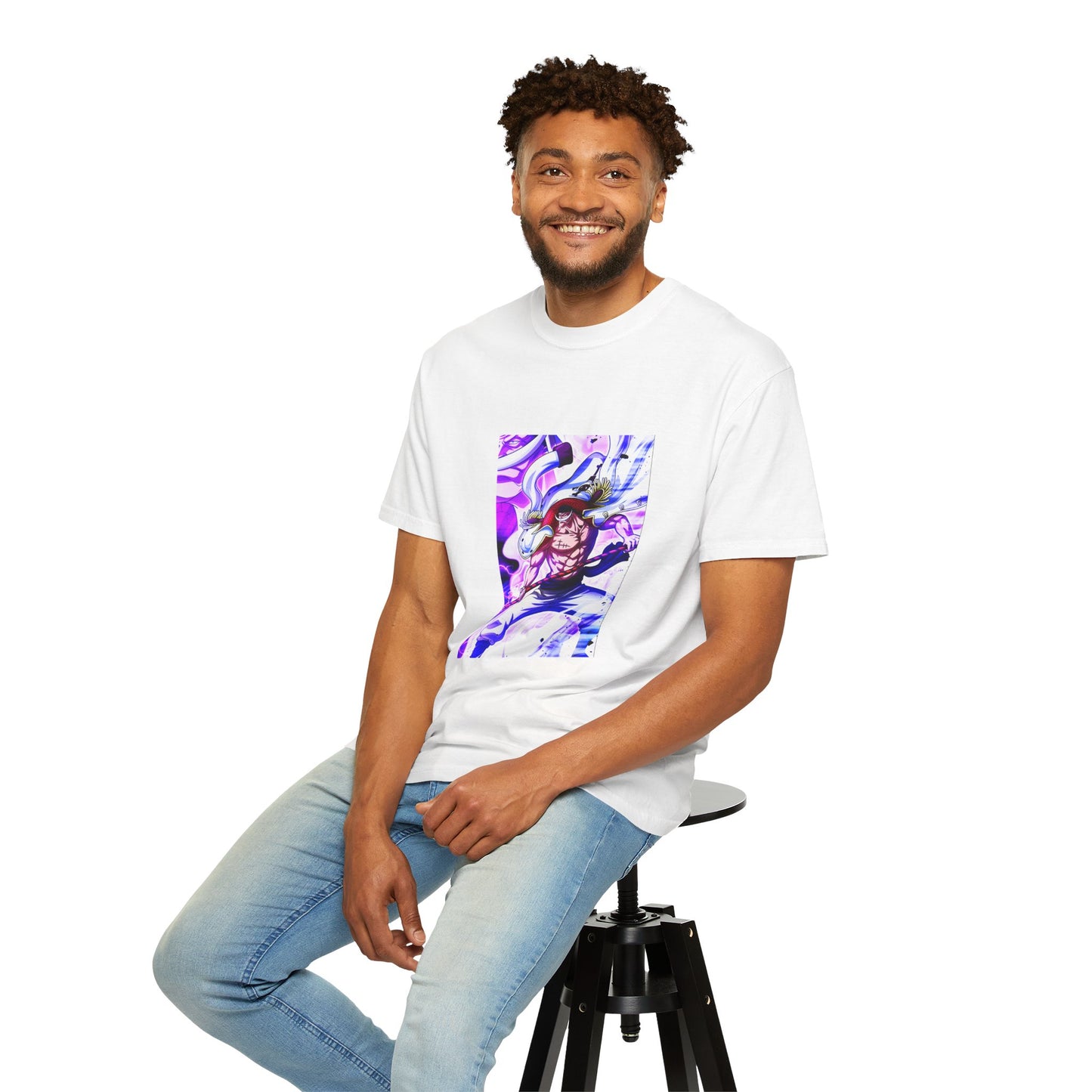 Garment-Dyed Edward Newgate T-Shirt – One Piece Whitebeard Tribute