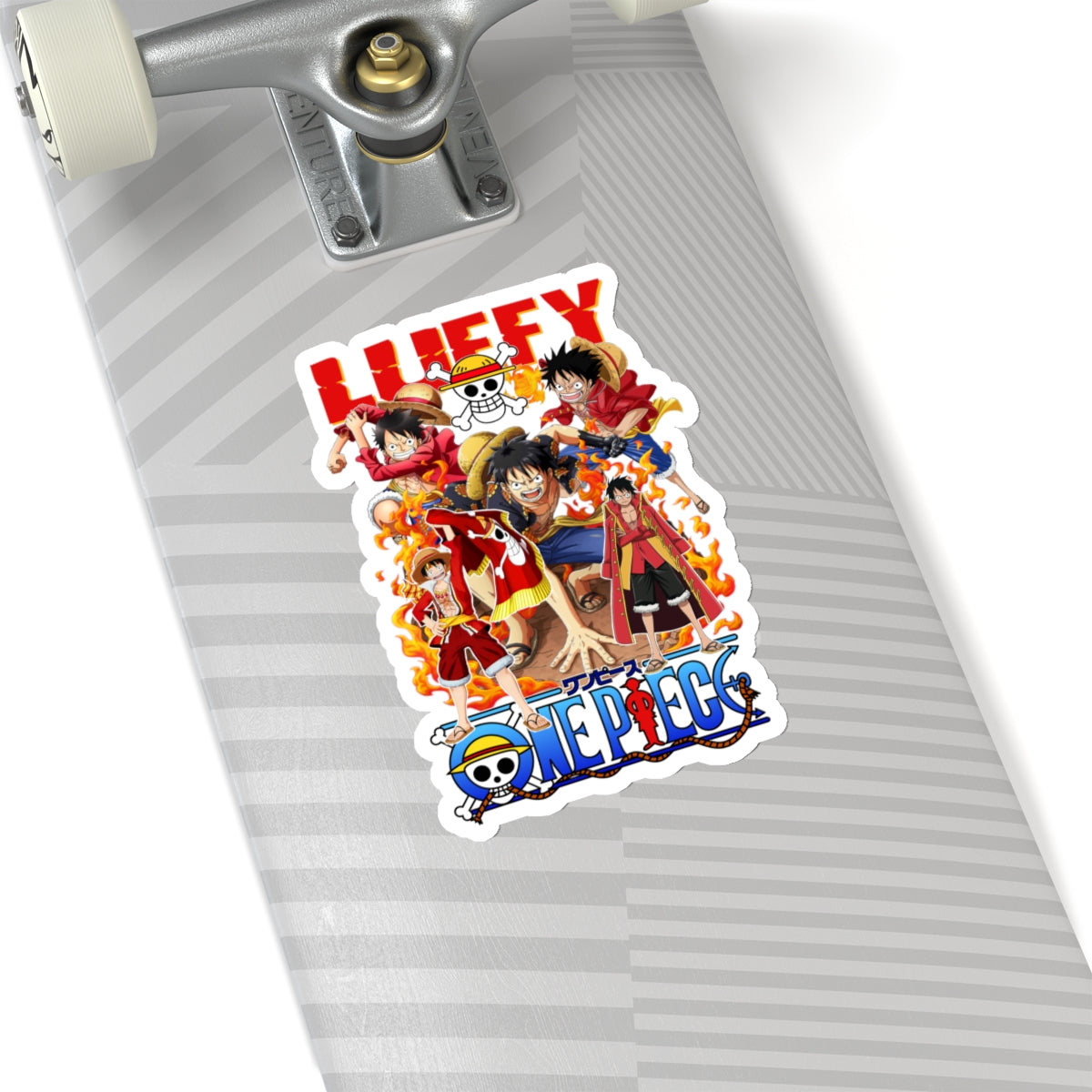 Monkey D. Luffy Evolution Kiss-Cut Sticker – One Piece Collection