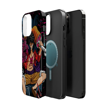 Monkey D. Luffy Magnetic Tough Case – Bold Straw Hat Captain Design