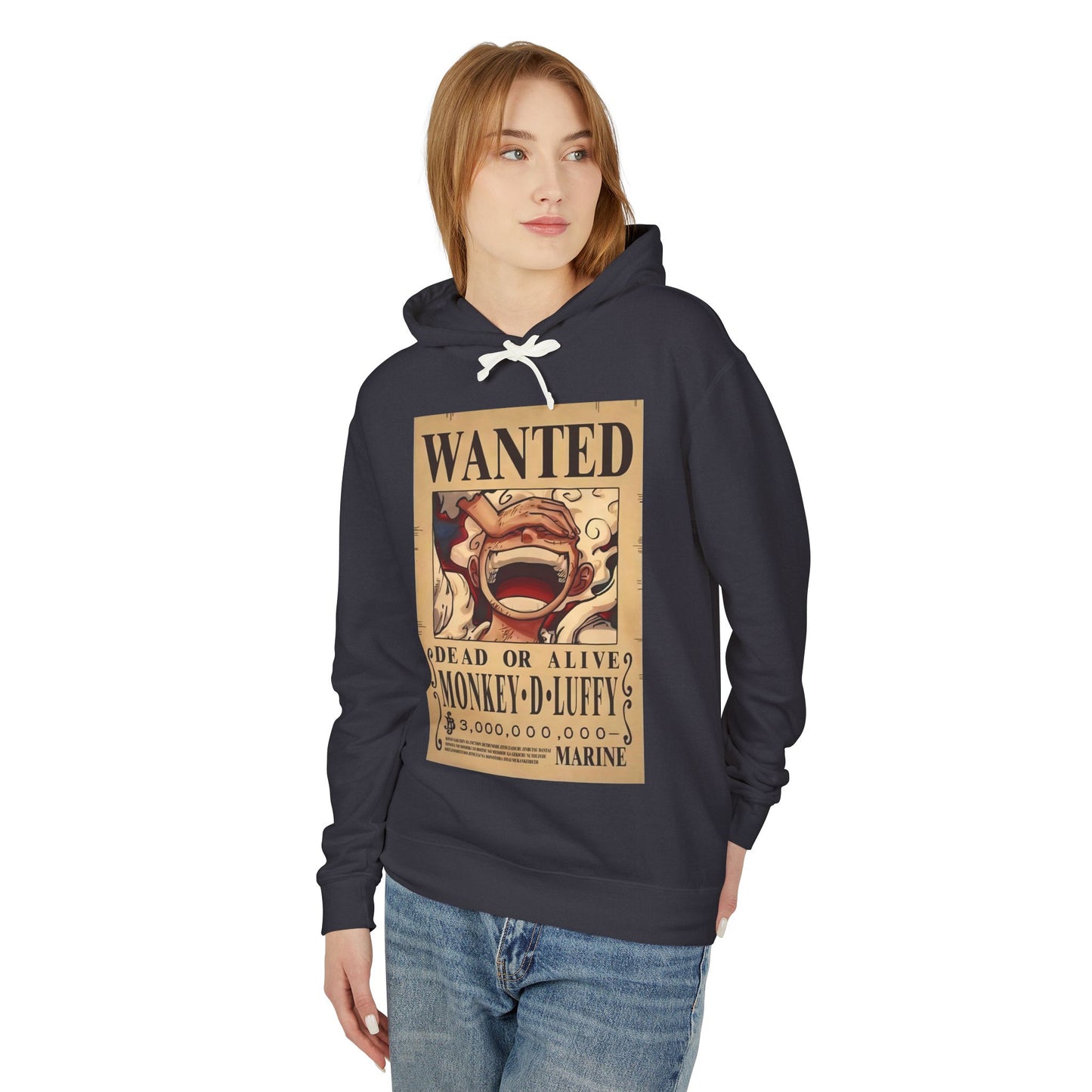 Monkey D. Luffy Wanted Poster Hoodie – One Piece Pirate Captain