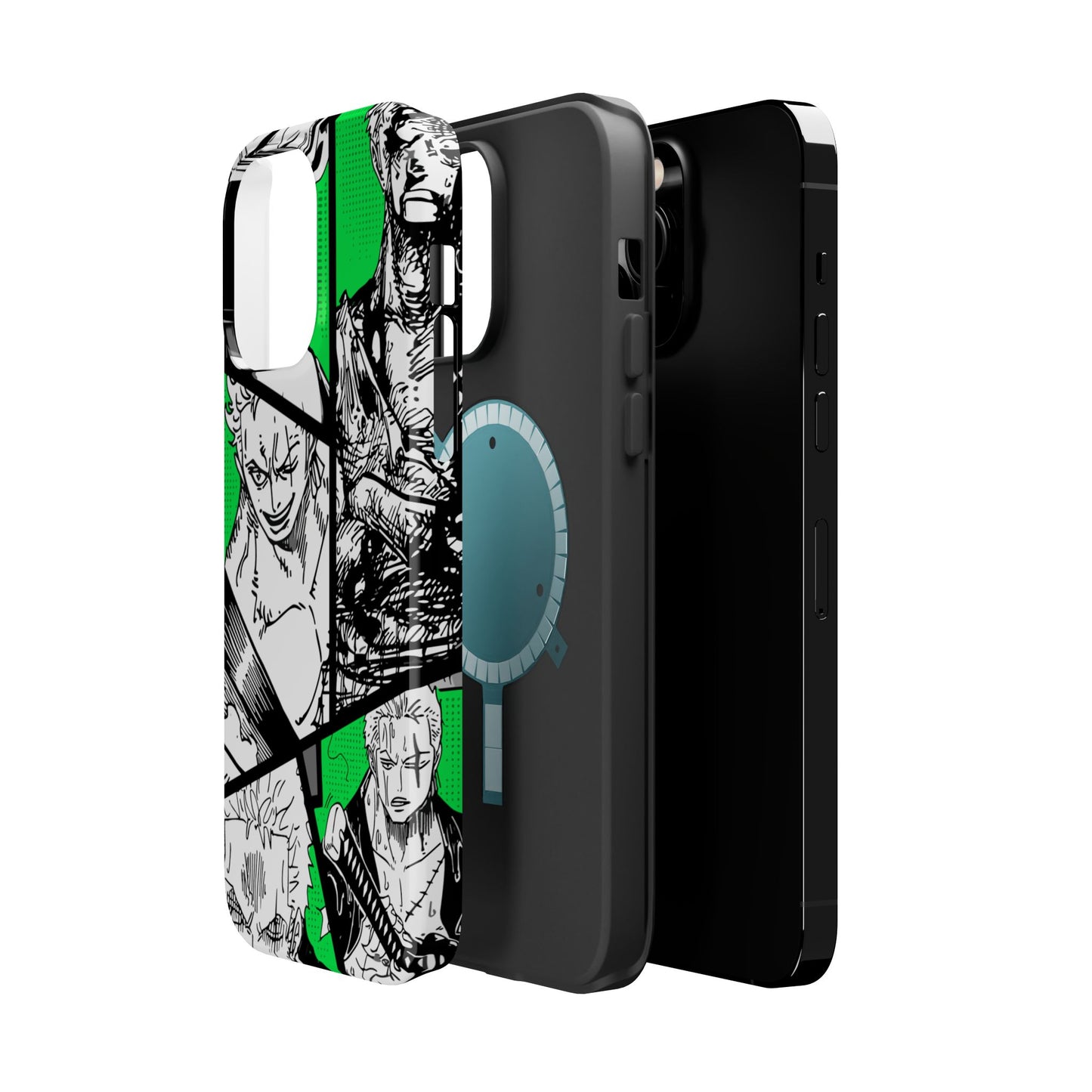 Zoro Magnetic Tough iPhone Case – Embrace the Spirit of the Swordsman