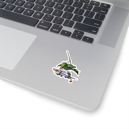 Kiss-Cut StickersRoronoa Zoro Kiss-Cut Sticker – Wano Samurai Style