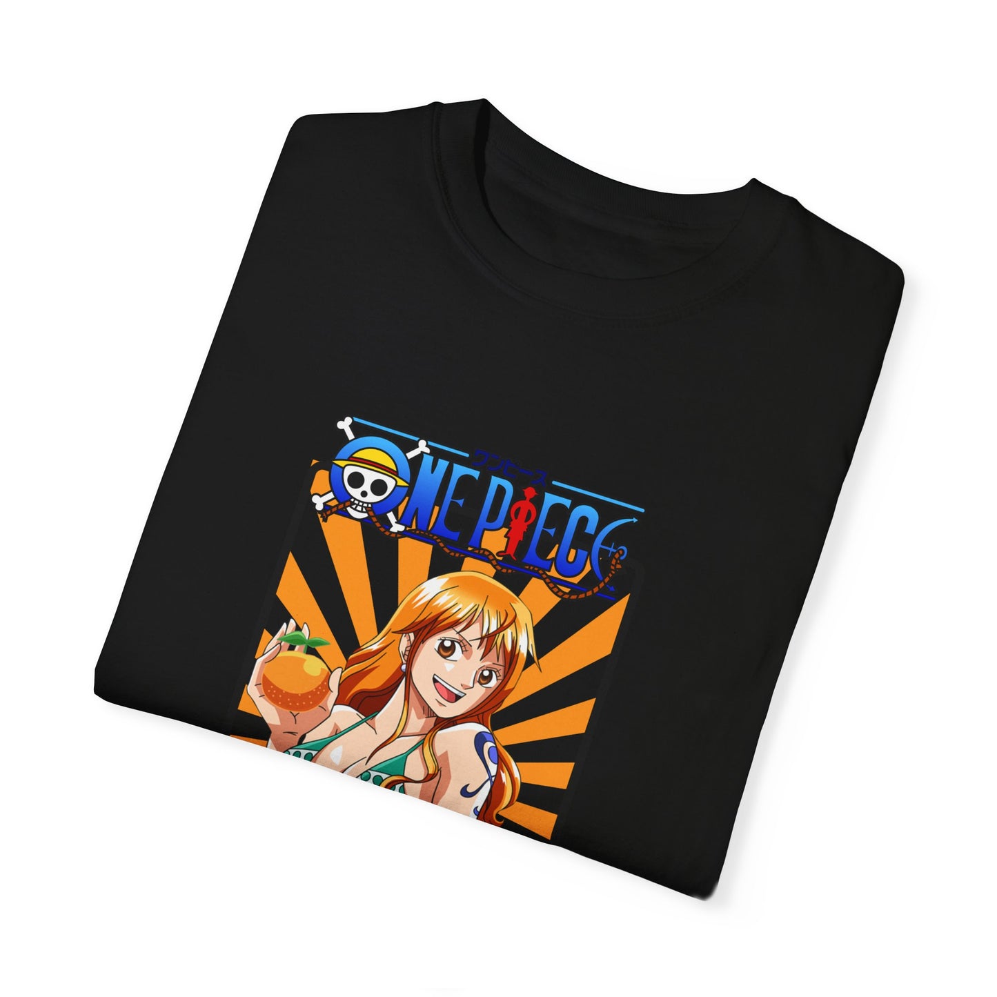 Garment-Dyed Nami T-Shirt – One Piece The Navigator's Brilliance