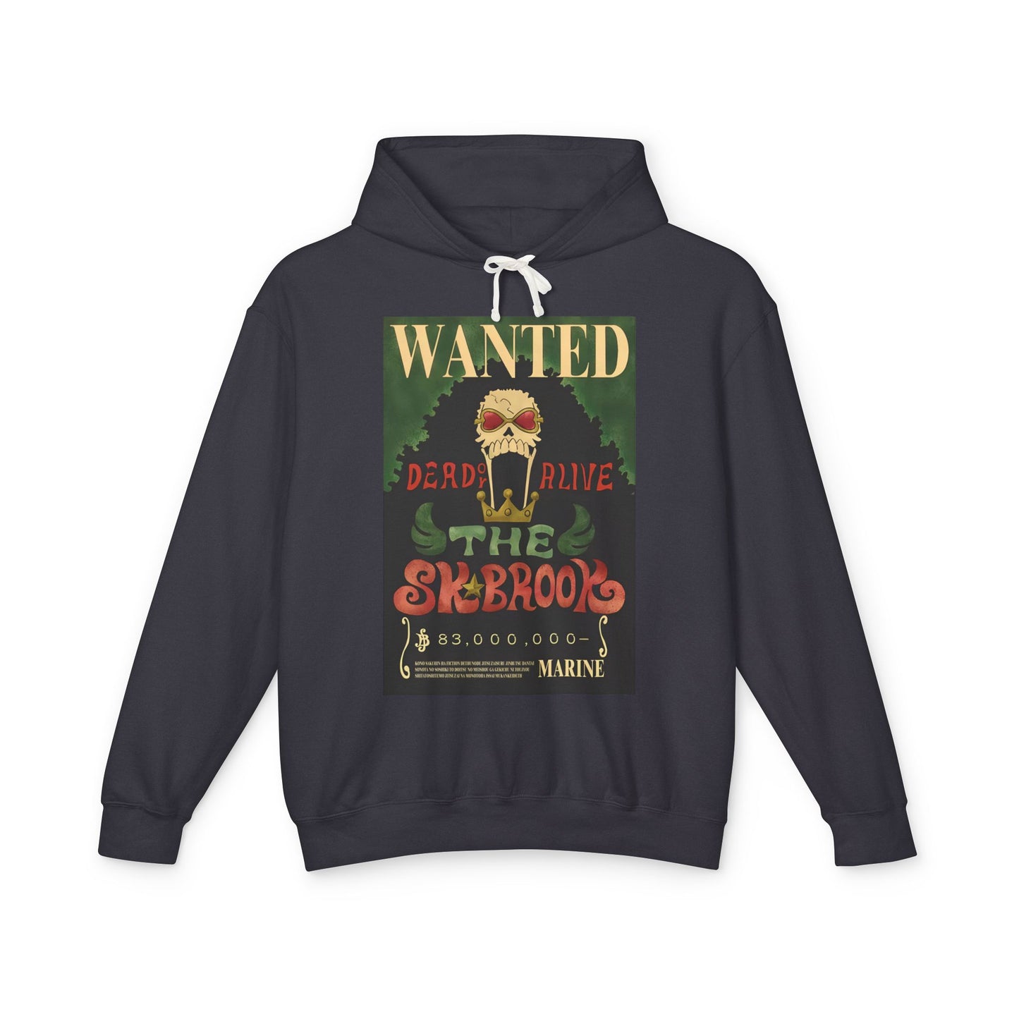 Brook Wanted Poster Hoodie – One Piece Musician Hoodie