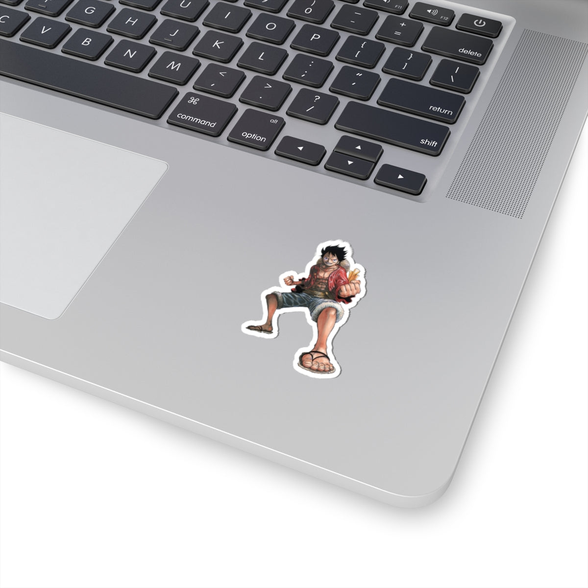 Luffy's Determined Stance Vinyl Sticker – Perfect for One Piece Fans