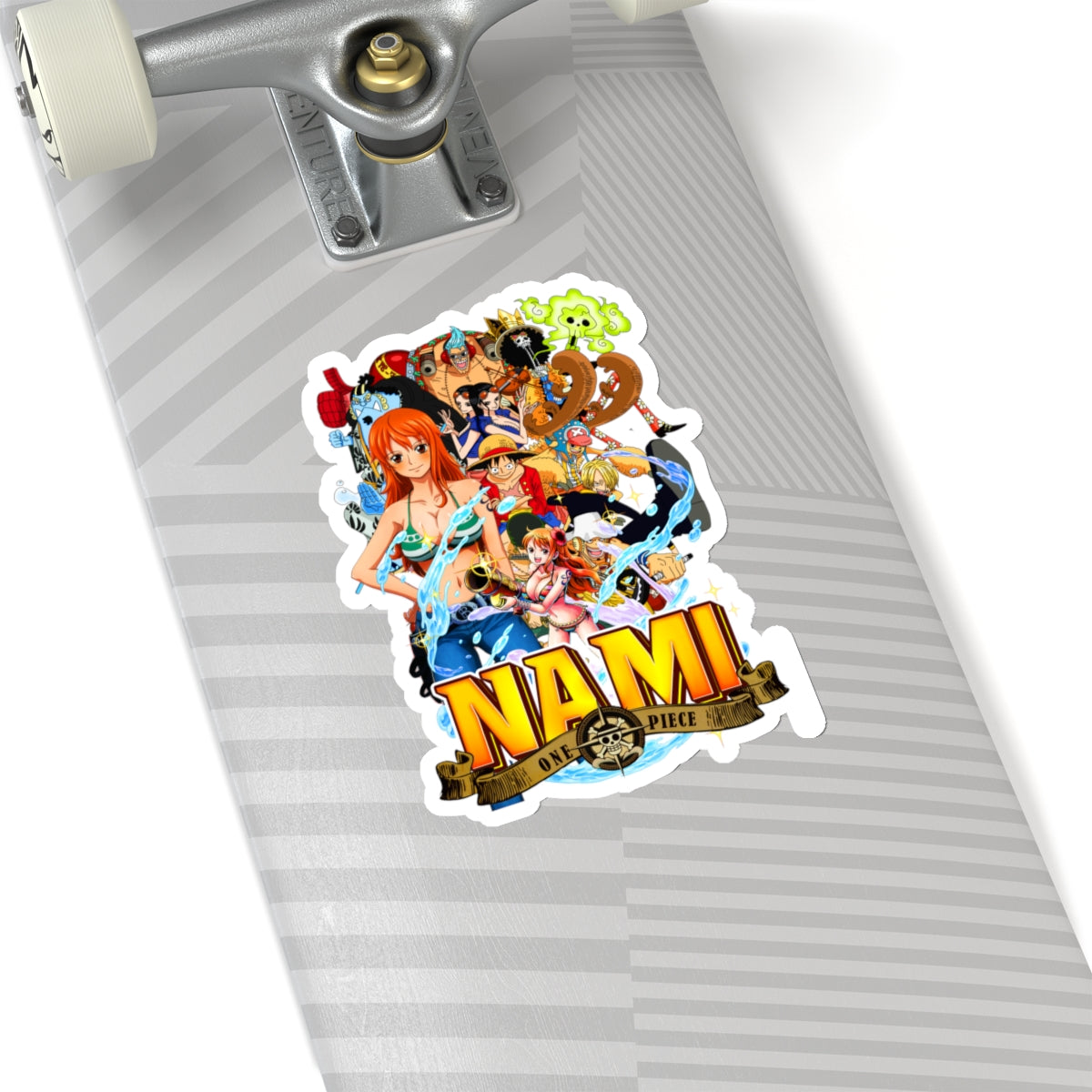 Nami & Straw Hat Crew One Piece Sticker