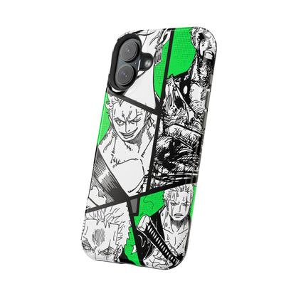 Zoro Magnetic Tough iPhone Case – Embrace the Spirit of the Swordsman