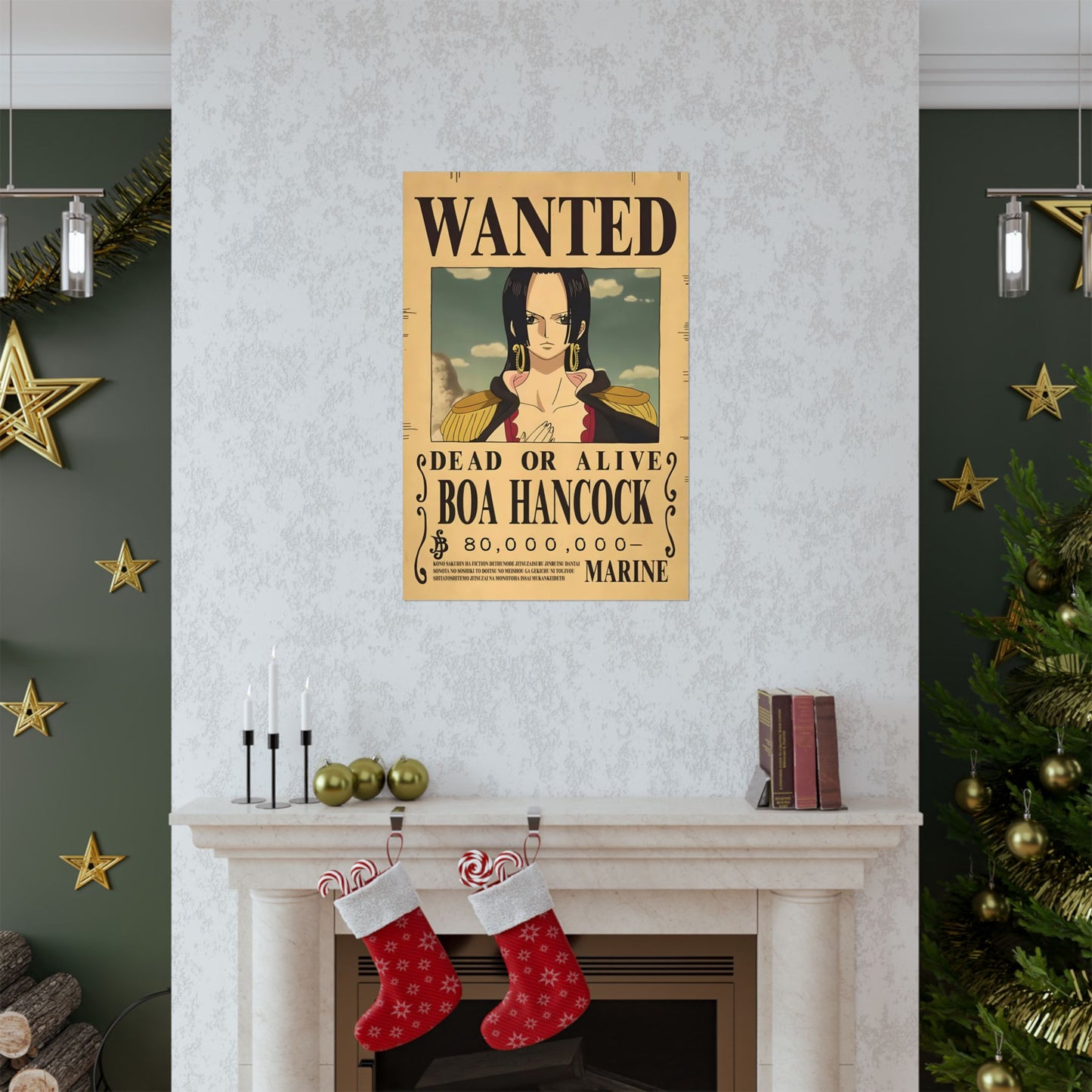 One Piece Boa Hancock Wanted Poster - Premium Matte Art Print