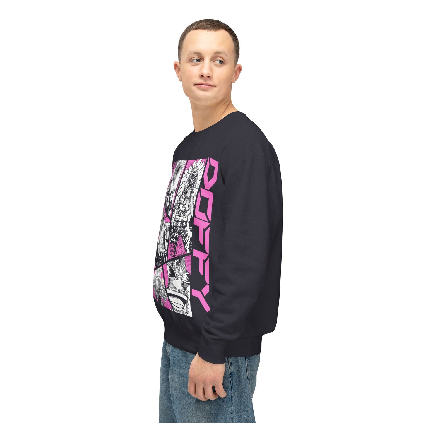 Doflamingo Crewneck Sweatshirt - One Piece’s Warlord of Chaos