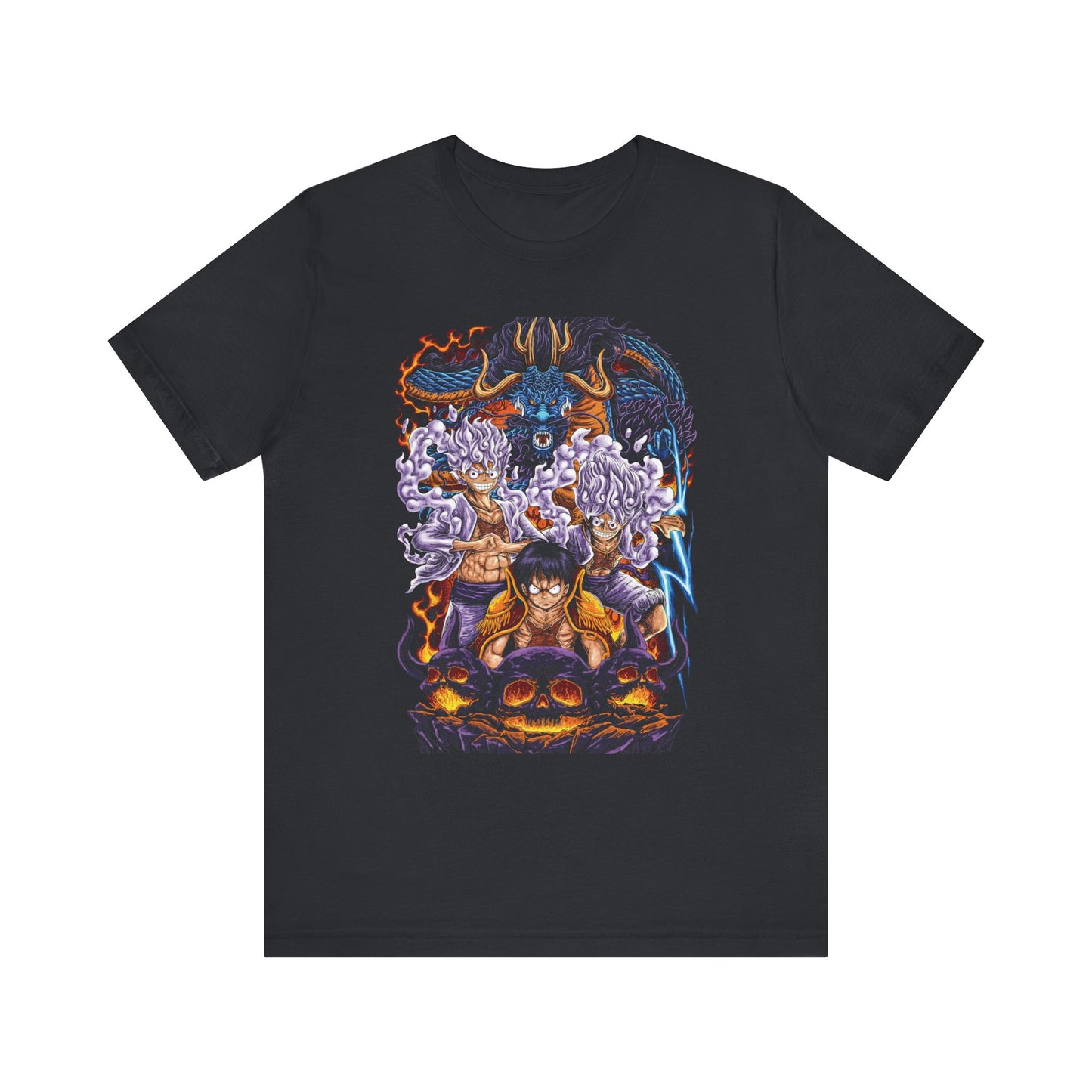 One Piece Wano Showdown Tee – Luffy vs Kaido Epic Battle T-Shirt