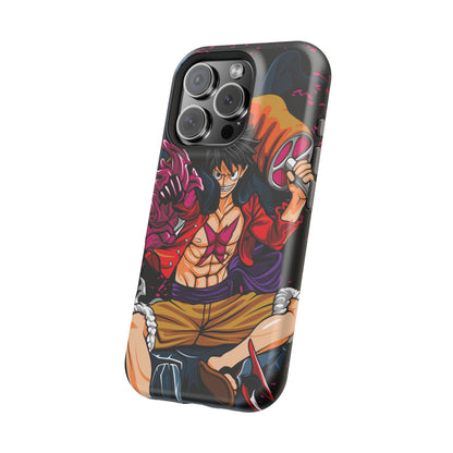 Monkey D. Luffy Magnetic Tough Case – Bold Straw Hat Captain Design