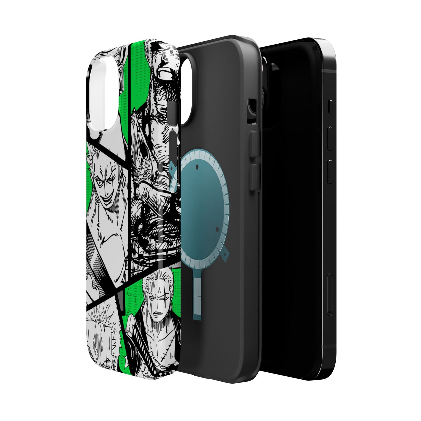 Zoro Magnetic Tough iPhone Case – Embrace the Spirit of the Swordsman