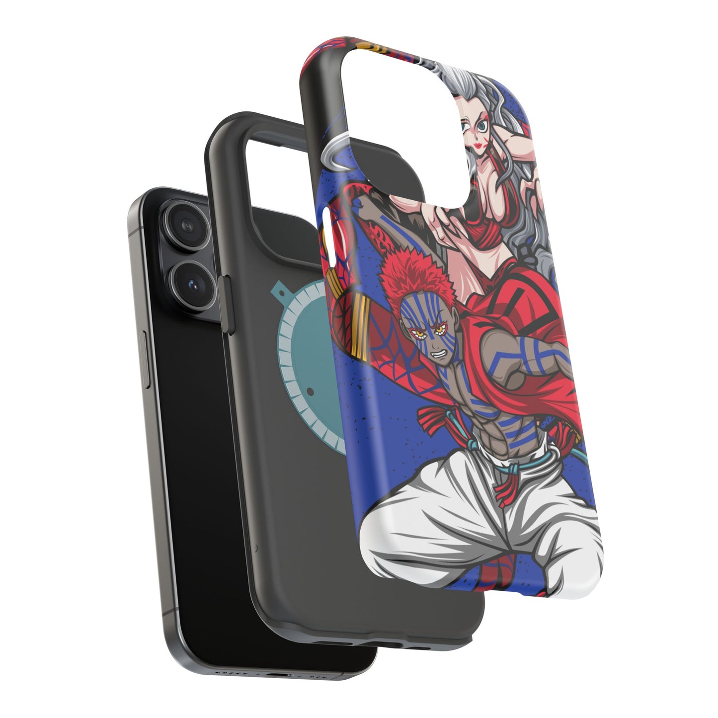 Akaza & Daki Tough Magnetic Case – Durable Anime-Inspired Design