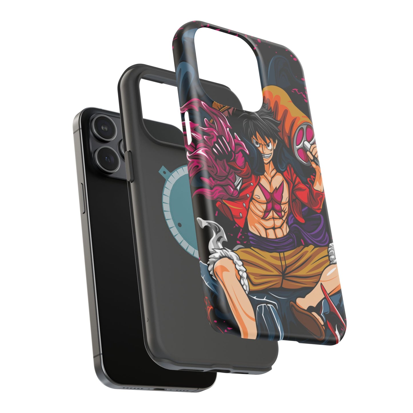 Monkey D. Luffy Magnetic Tough Case – Bold Straw Hat Captain Design