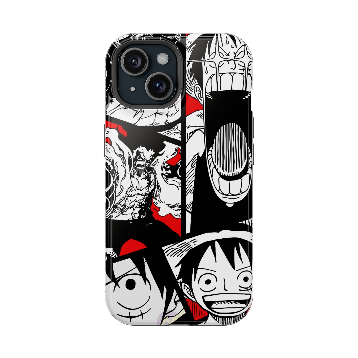 Luffy & Gear 5 Manga Tough Magnetic iPhone Case – Bold Adventure Design