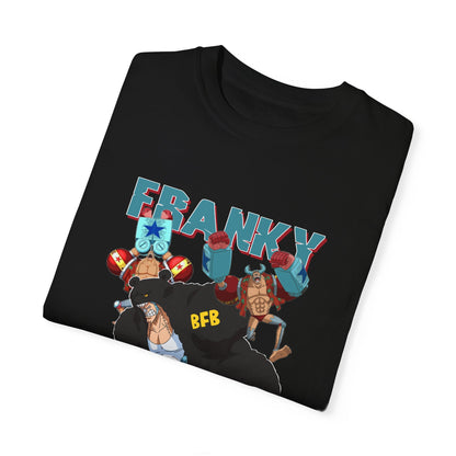 Garment-Dyed Franky Cyborg T-Shirt – One Piece Inspired Apparel