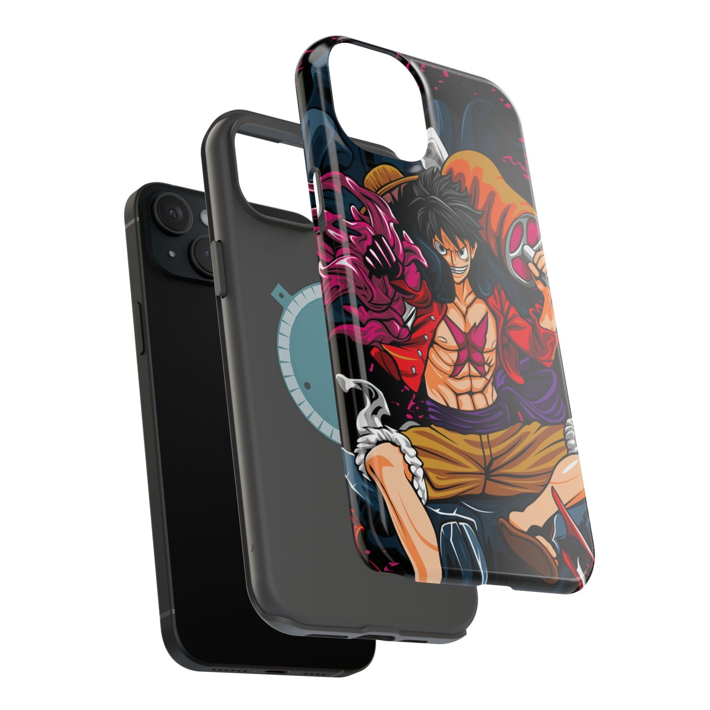 Monkey D. Luffy Magnetic Tough Case – Bold Straw Hat Captain Design