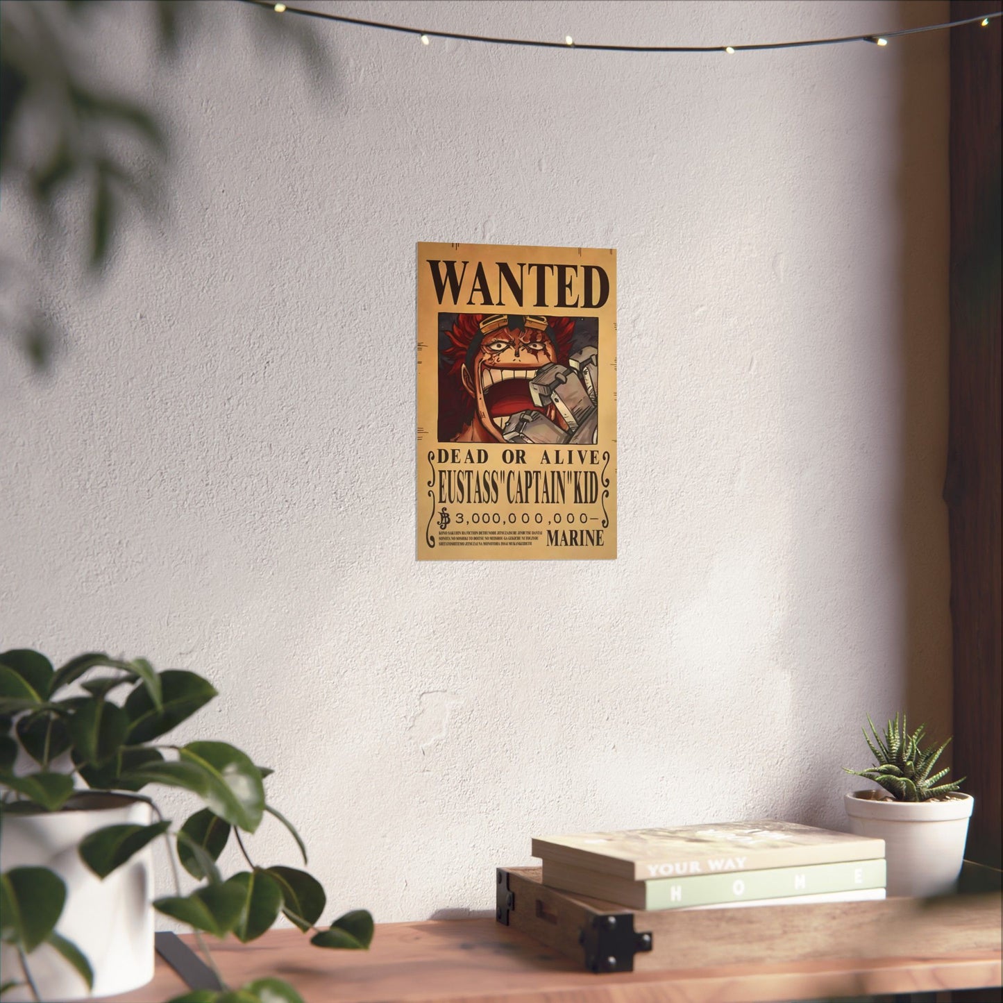 One Piece Eustass "Captain" Kid Wanted Poster - Premium Matte Art Print