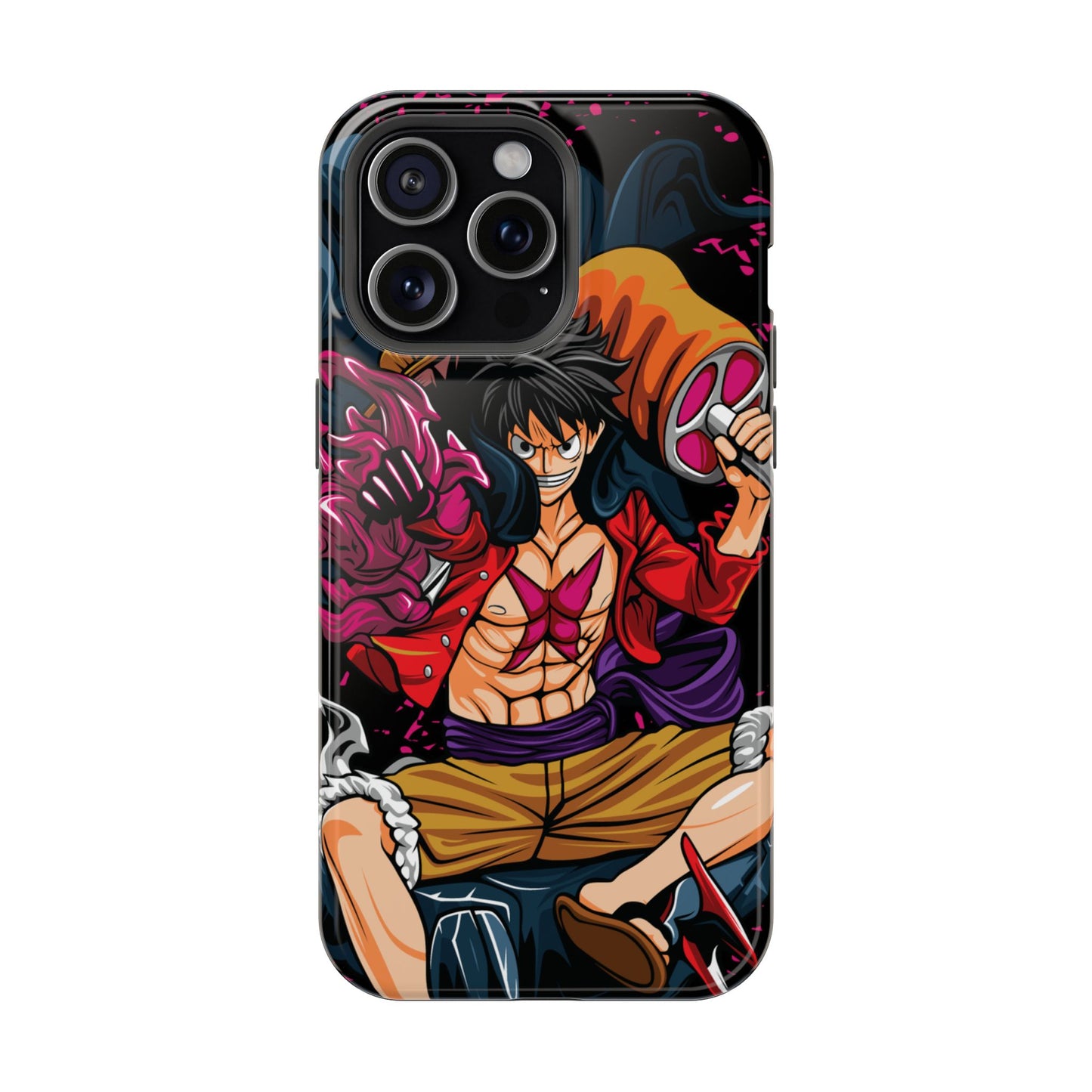 Monkey D. Luffy Magnetic Tough Case – Bold Straw Hat Captain Design