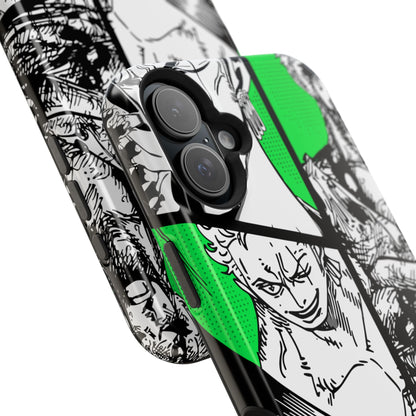 Zoro Magnetic Tough iPhone Case – Embrace the Spirit of the Swordsman