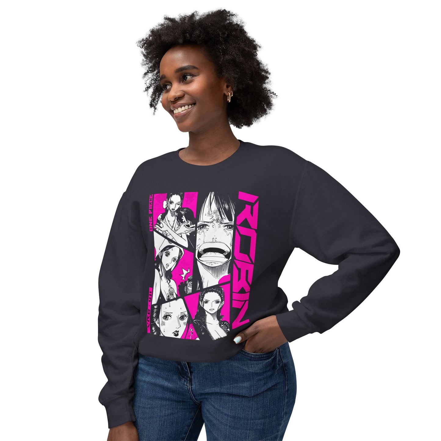 Nico Robin Crewneck Sweatshirt – Stylish & Comfortable One Piece Merch