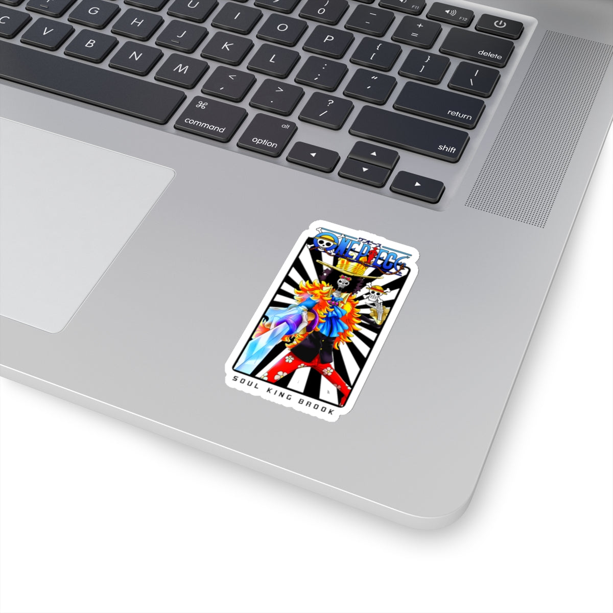 Soul King Brook Kiss-Cut Sticker – The Music Icon of One Piece