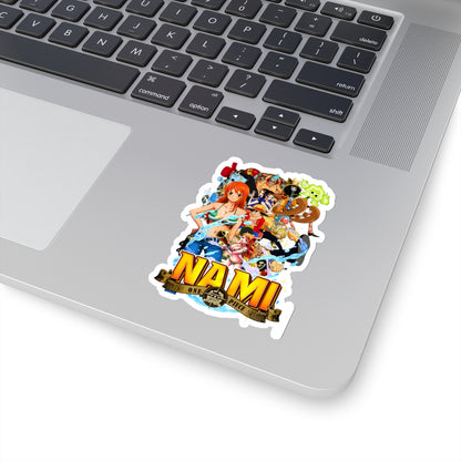 Nami & Straw Hat Crew One Piece Sticker