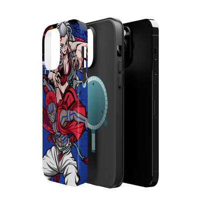 Akaza & Daki Tough Magnetic Case – Durable Anime-Inspired Design