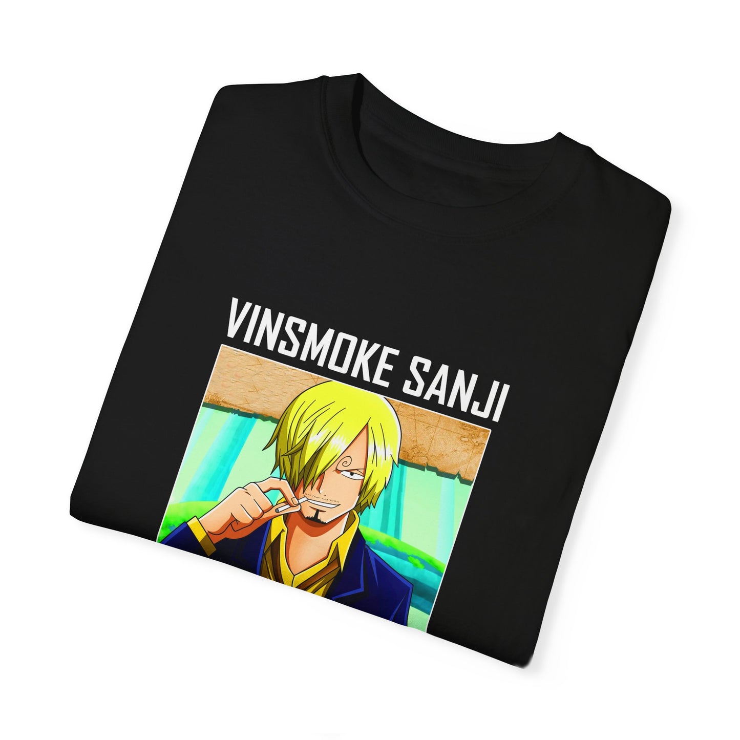 Vinsmoke Sanji Garment-Dyed T-Shirt – One Piece Chef of the Straw Hat Pirates