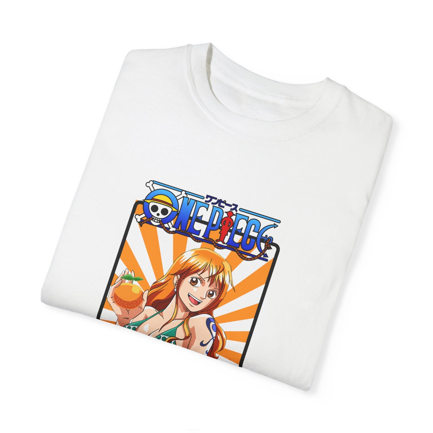 Garment-Dyed Nami T-Shirt – One Piece The Navigator's Brilliance