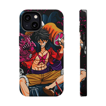 Monkey D. Luffy Magnetic Tough Case – Bold Straw Hat Captain Design