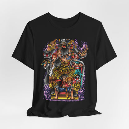 One Piece Yonko Throne Tee – Luffy’s Pirate King Legacy T-Shirt