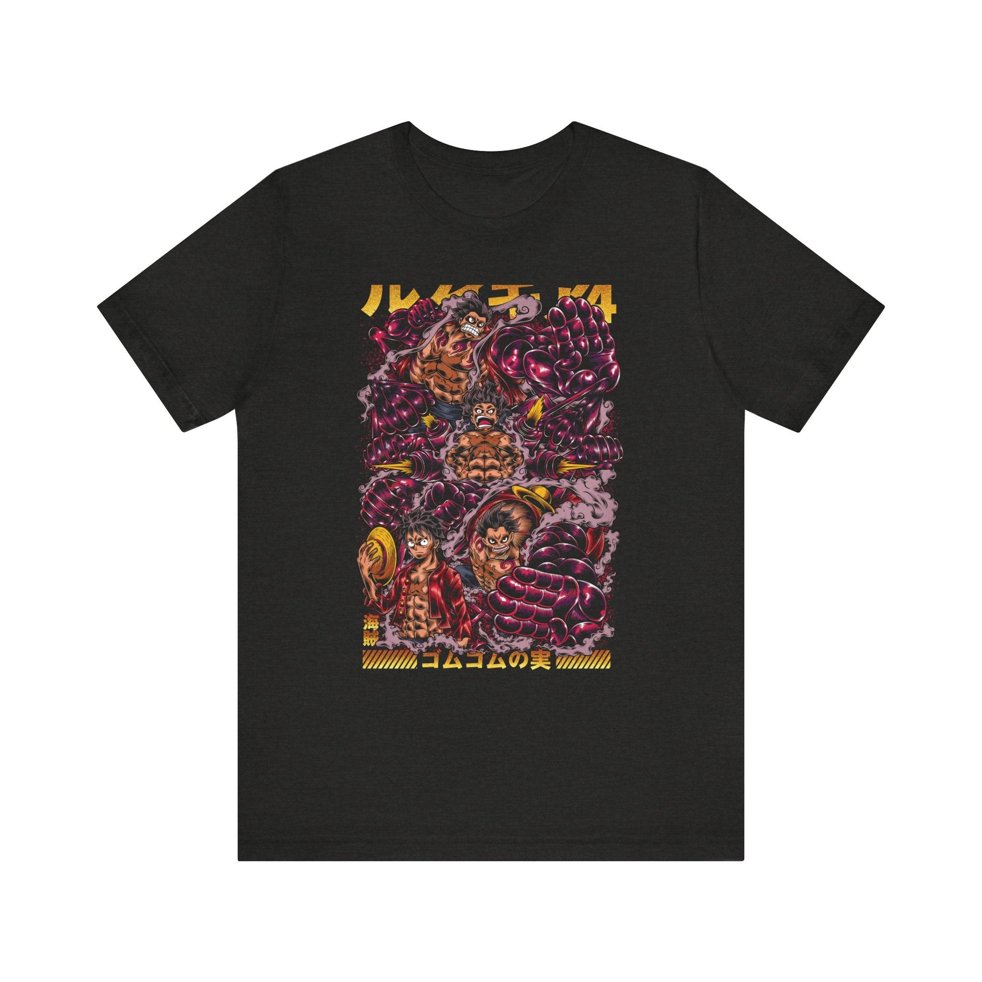 Luffy's Gears Evolution T-Shirt – Gear 4th Mastery Tee Printify