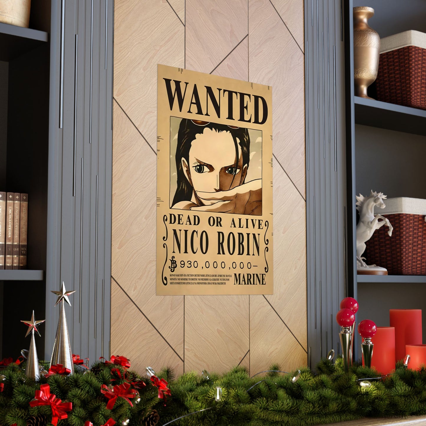 One Piece Nico Robin Wanted Poster - Premium Matte Art Print