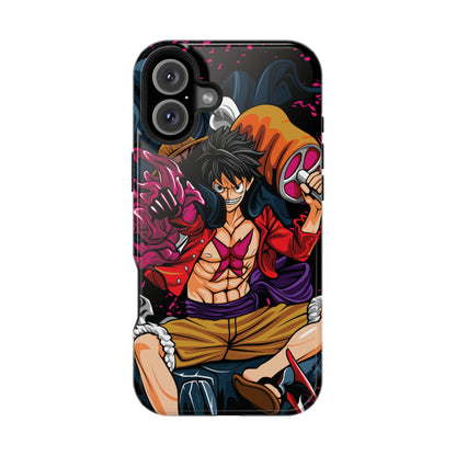 Monkey D. Luffy Magnetic Tough Case – Bold Straw Hat Captain Design