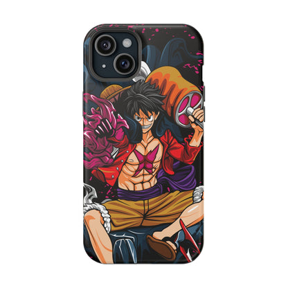 Monkey D. Luffy Magnetic Tough Case – Bold Straw Hat Captain Design