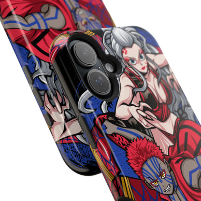 Akaza & Daki Tough Magnetic Case – Durable Anime-Inspired Design