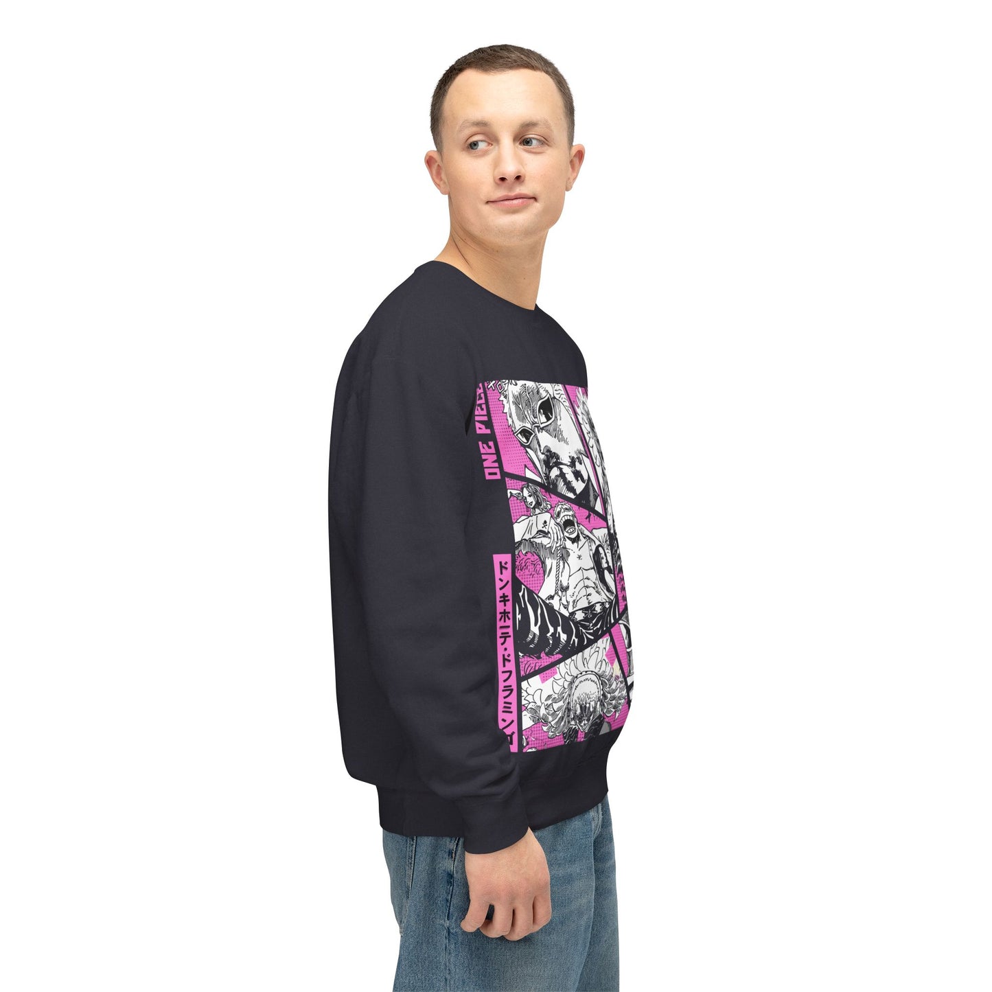 Doflamingo Crewneck Sweatshirt - One Piece’s Warlord of Chaos