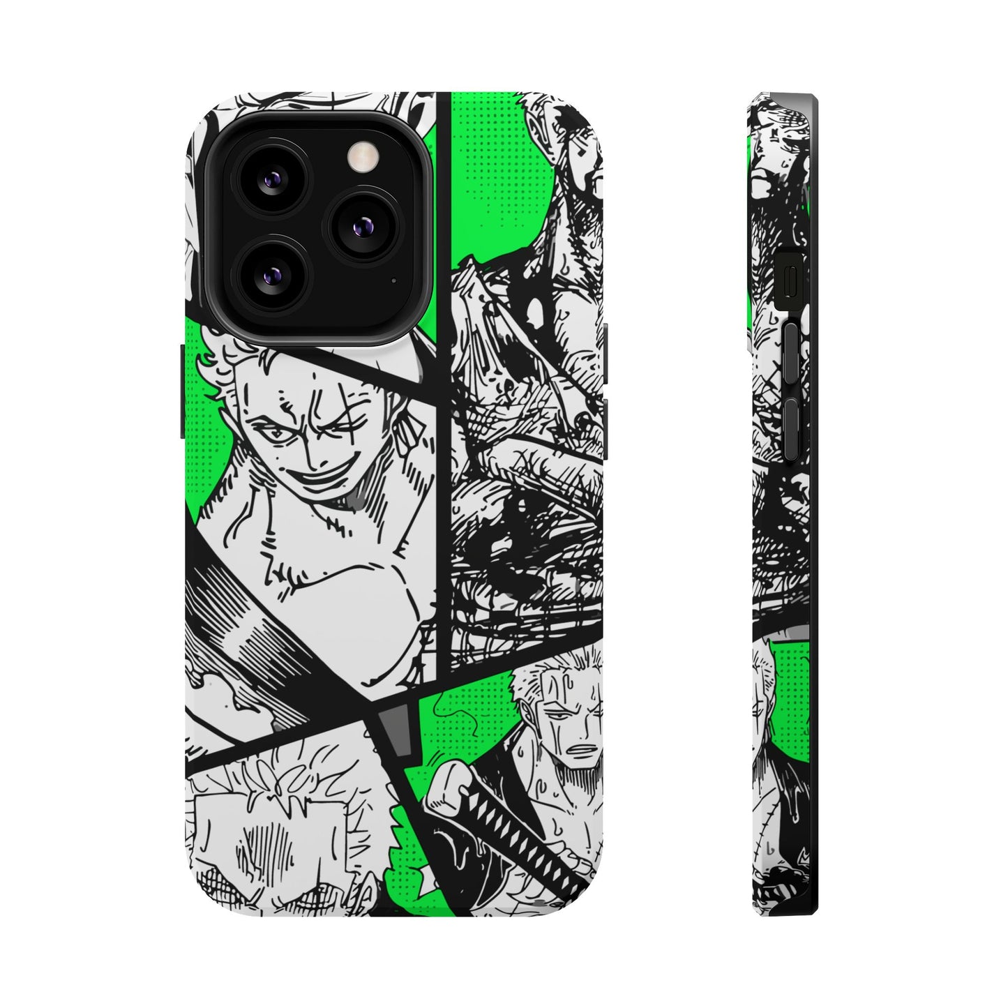 Zoro Magnetic Tough iPhone Case – Embrace the Spirit of the Swordsman