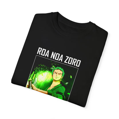 Garment-Dyed Roronoa Zoro T-Shirt – One Piece Swordsman Design