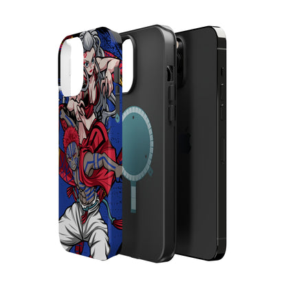 Akaza & Daki Tough Magnetic Case – Durable Anime-Inspired Design