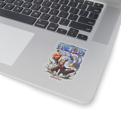 Akainu Sticker – Marine Admiral’s Fiery Justice