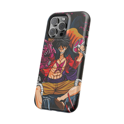 Monkey D. Luffy Magnetic Tough Case – Bold Straw Hat Captain Design