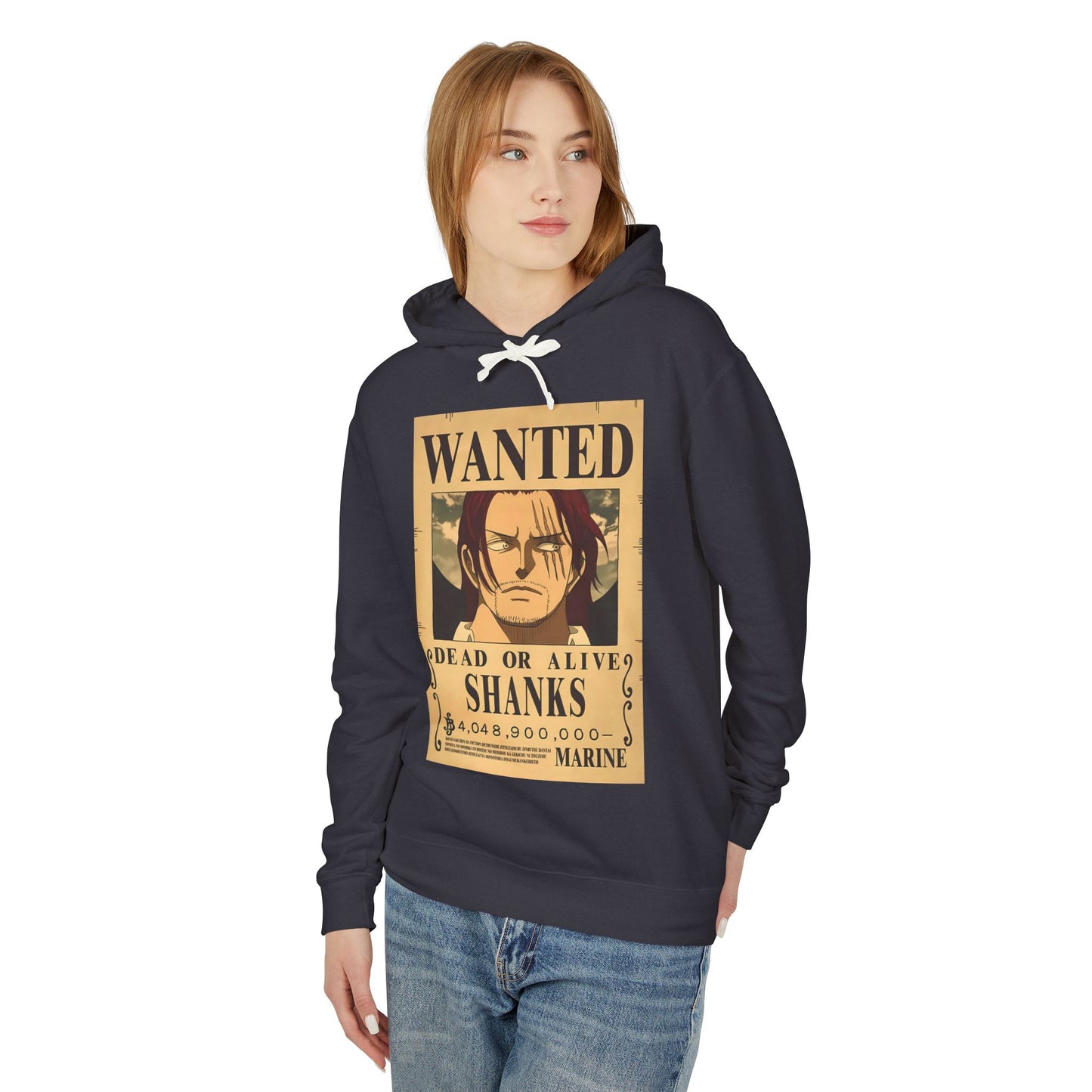 Red-Haired Shanks Wanted Poster Hoodie – The Legendary Yonko