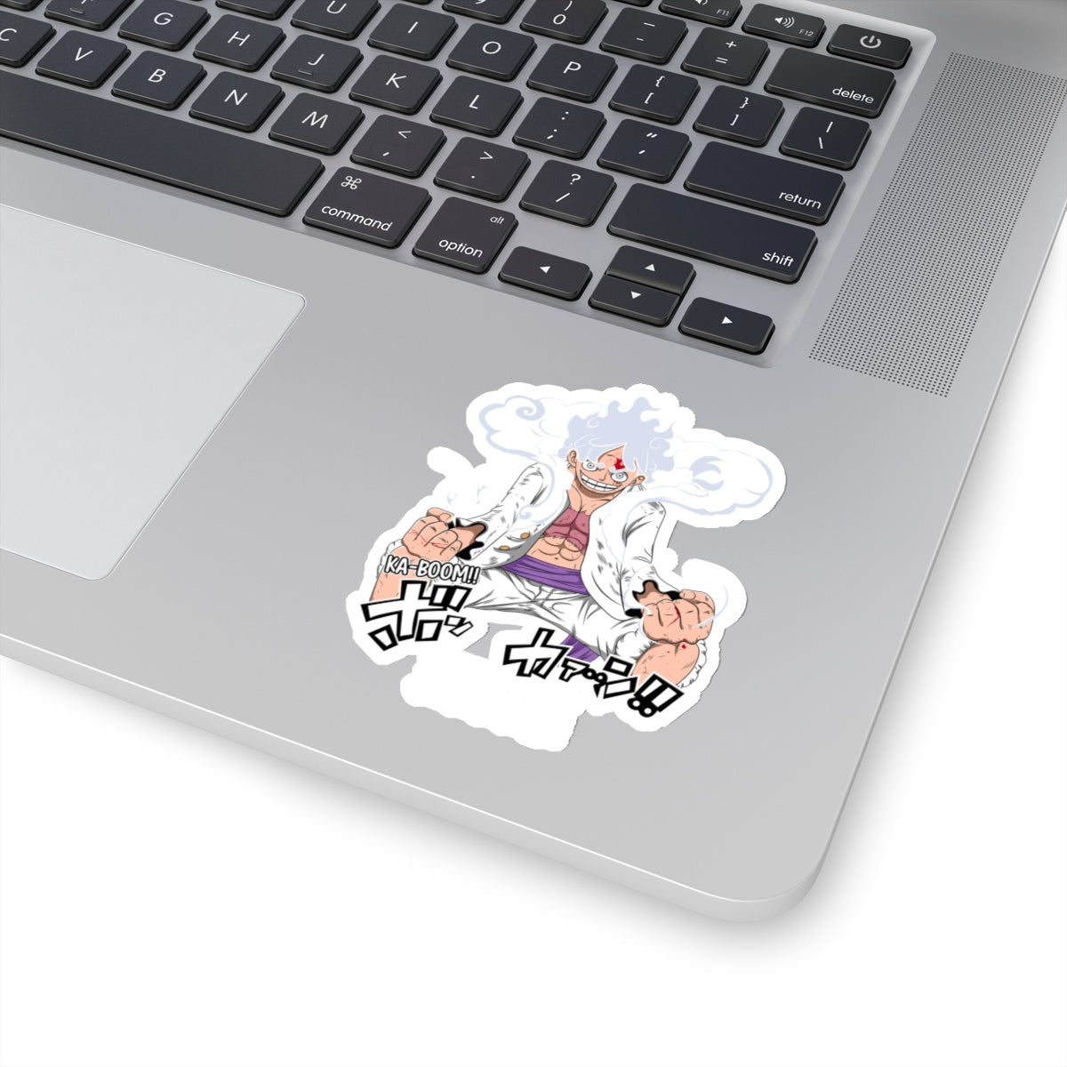 Luffy Gear 5 Ka-Boom Kiss-Cut Sticker – Epic One Piece Moment