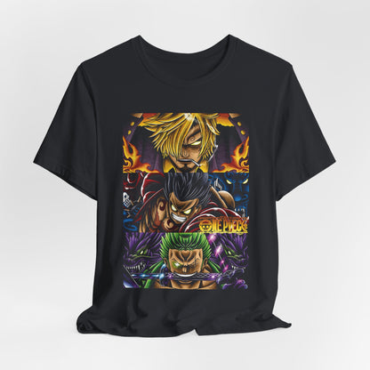 Straw Hat Pirates Heroes Tee – One Piece Inspired Graphic T-Shirt